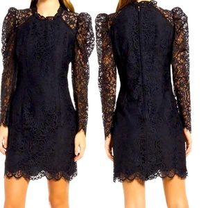 Lilly Pulitzer black lace dress